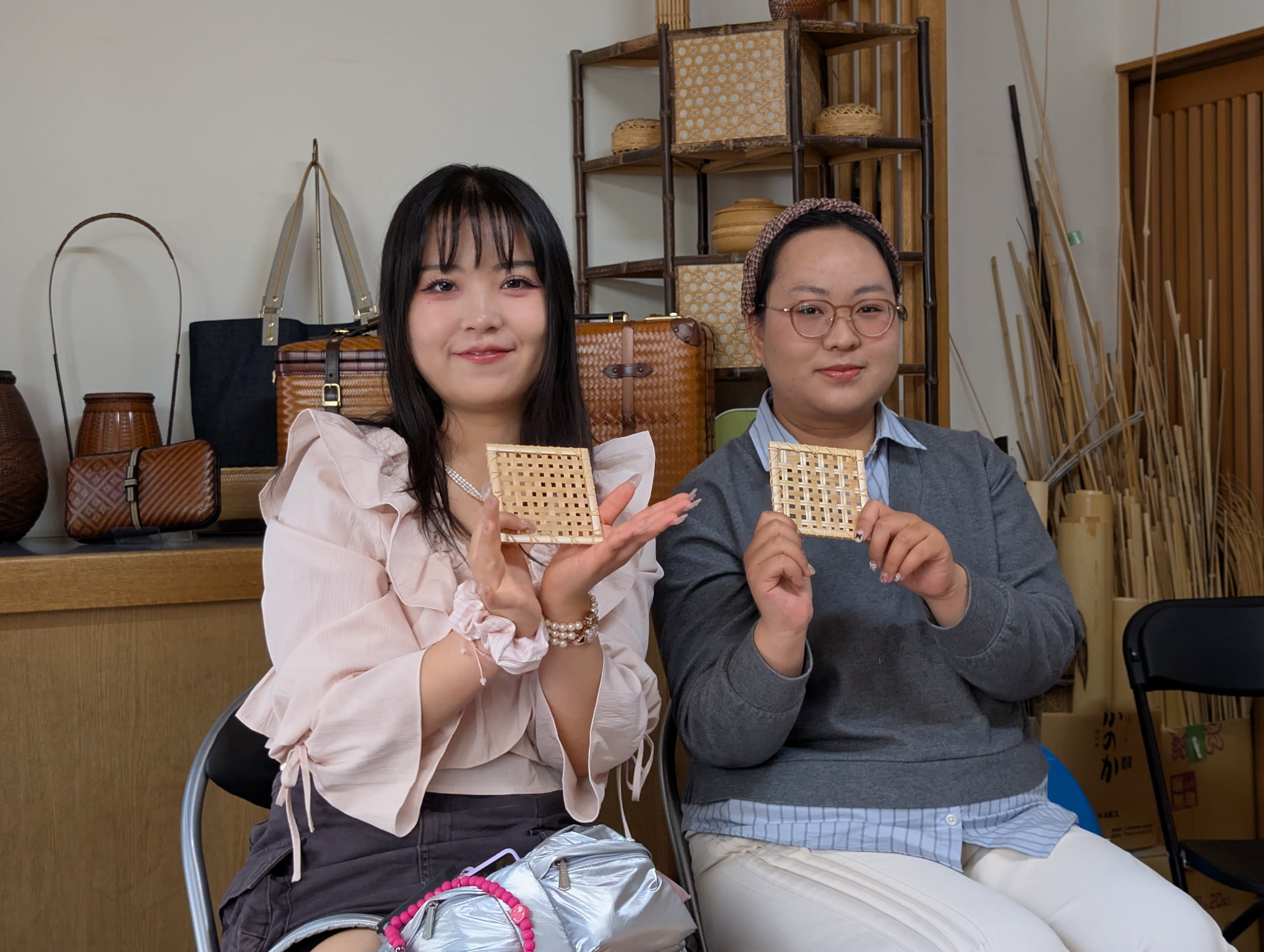 Experience of making woven bamboo coasters